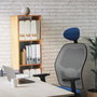 PIQUERAS Y CRESPO Silla de oficina Jorquera con mecanismo Sincro/Traslack, Gris oscuro y Negro