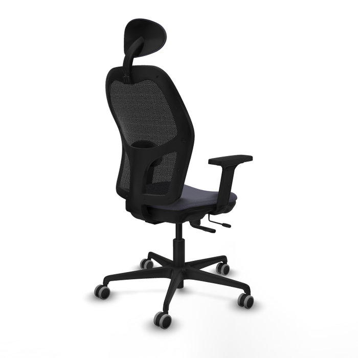 PIQUERAS Y CRESPO Silla de oficina Jorquera con mecanismo Sincro/Traslack, Gris oscuro y Negro PIQUERAS Y CRESPO Silla de oficina Jorquera con mecanismo Sincro/Traslack, Gris oscuro y Negro