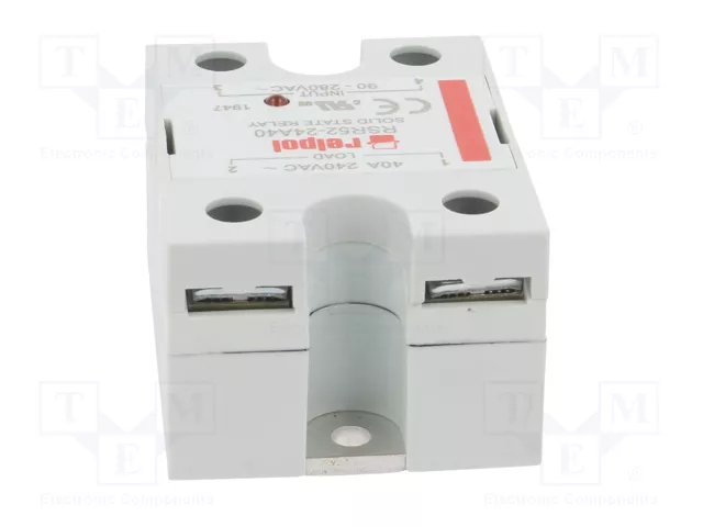 RELPOL RSR52 Relé de semiconductor monofásico 40A 48-280V AC
