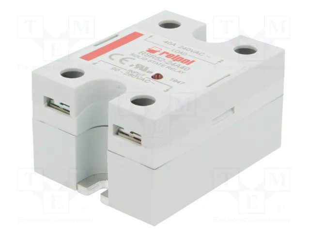 RELPOL RSR52 Relé de semiconductor monofásico 40A 48-280V AC