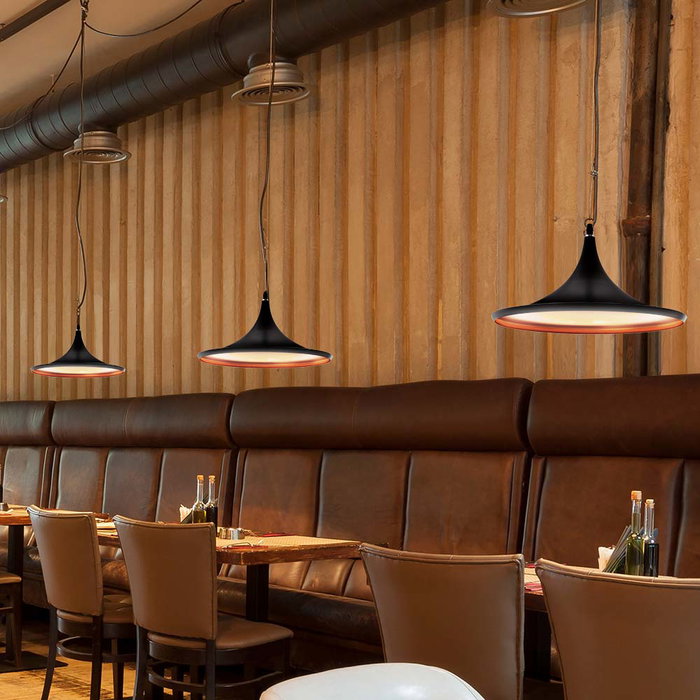 Lámpara Colgante Juliette Estilo Nórdico Vintage Sesentero Aluminio SKD-P018-B