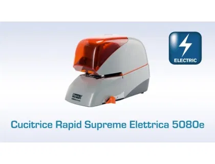 Rapid grapadora eléctrica supreme 5080e negro
