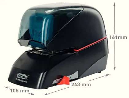 Rapid grapadora eléctrica supreme 5080e negro