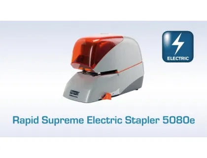 Rapid grapadora eléctrica supreme 5080e negro