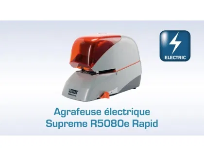 Rapid grapadora eléctrica supreme 5080e negro