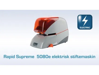Rapid grapadora eléctrica supreme 5080e negro
