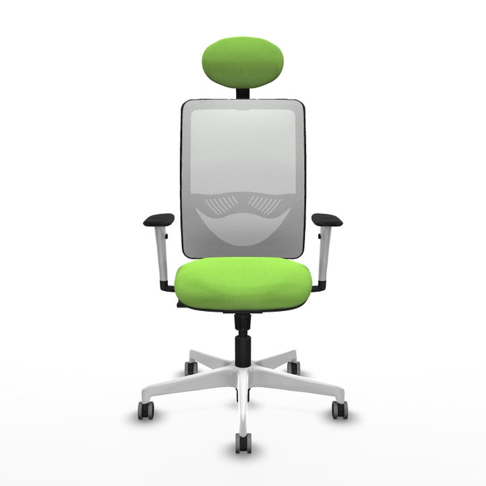 PIQUERAS Y CRESPO Silla de oficina Zulema con mecanismo Sincro, color Pistacho y Blanco PIQUERAS Y CRESPO Silla de oficina Zulema con mecanismo Sincro, color Pistacho y Blanco