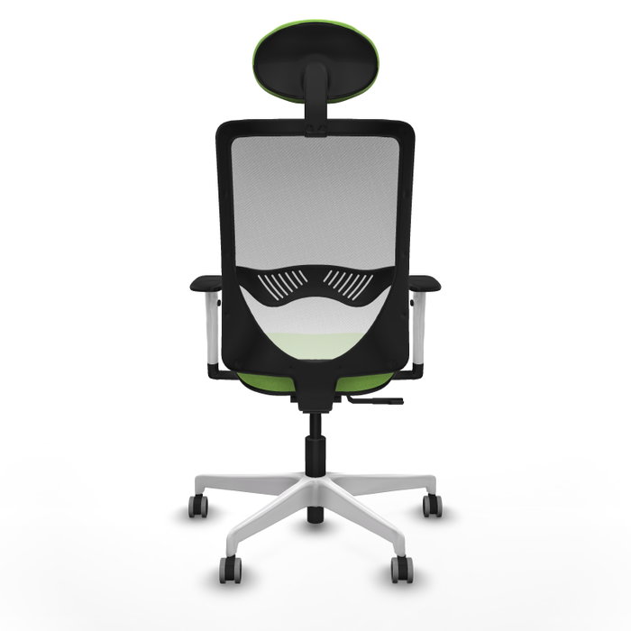PIQUERAS Y CRESPO Silla de oficina Zulema con mecanismo Sincro, color Pistacho y Blanco PIQUERAS Y CRESPO Silla de oficina Zulema con mecanismo Sincro, color Pistacho y Blanco