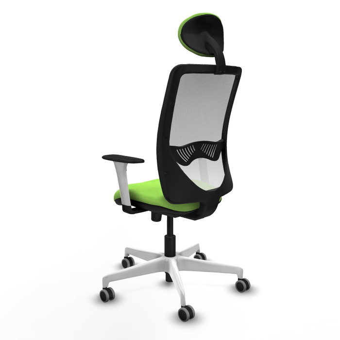 PIQUERAS Y CRESPO Silla de oficina Zulema con mecanismo Sincro, color Pistacho y Blanco PIQUERAS Y CRESPO Silla de oficina Zulema con mecanismo Sincro, color Pistacho y Blanco