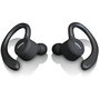 Lenco EPB-460BK Auriculares Bluetooth True Wireless TWS con Micrófono Negro - IPX5 Deportes Batería 60h