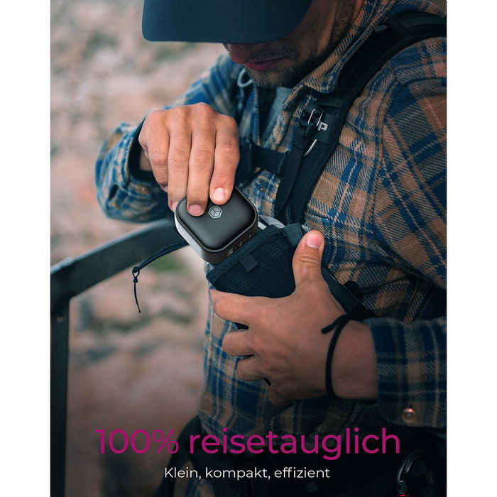 ICY BOX Cargador 38W IB-PS106-PD 2 Puertos USB-A/C con Carga Rápida Quick Charge 3.0 y USB Power Delivery 3.0 para Interior, Negro