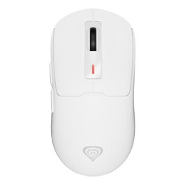 Genesis Ratón Inalambrico Gaming Zircon 660, Sensor Pixart PAW3395, 26000 DPI, Blanco