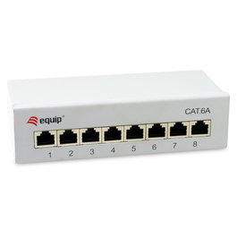 EQUIP Patchpanel 8x RJ45 Cat6a FTP Gris Referencia 326521