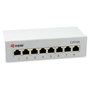 EQUIP Patch Panel 8x RJ45 Cat6A FTP de sobremesa, Gris