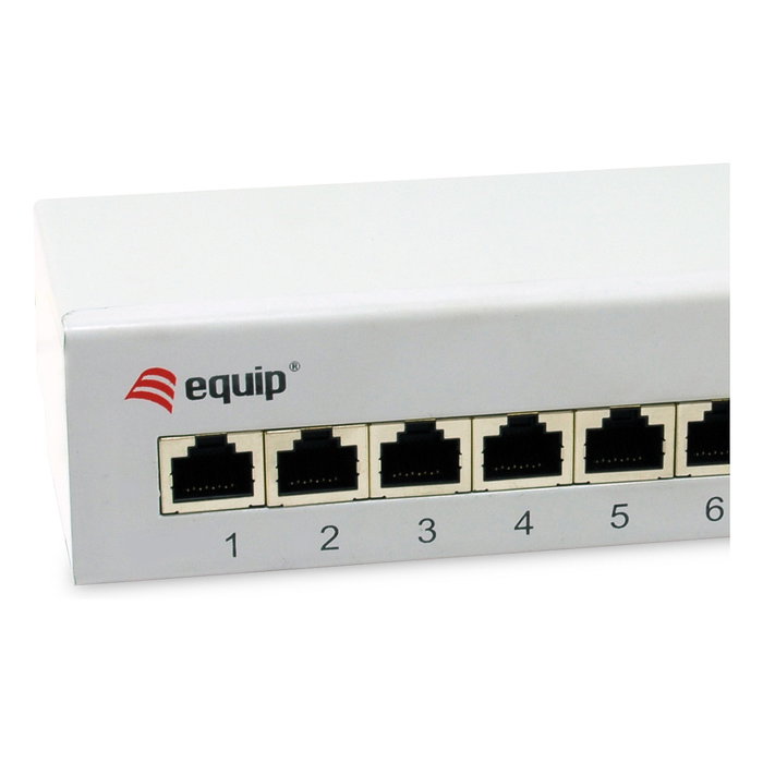 EQUIP Patchpanel 8x RJ45 Cat6a FTP Gris Referencia 326521