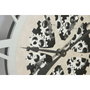 DKD Home Decor Reloj de Pared de Hierro Plateado 102x102 cm