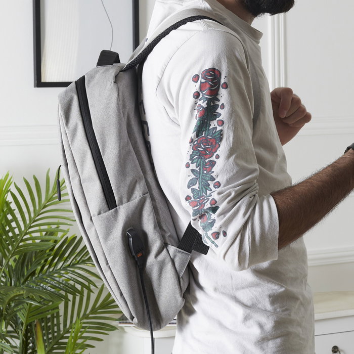 Be Mix Mochila Ordenador Portátil con Conexión USB, Capacidad 35L, Colección Access Tel