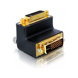 DeLOCK Adaptador DVI-I de 29 pines con ángulo de 90° Negro
