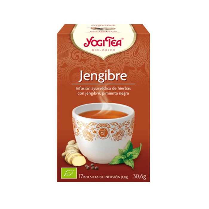 YOGI TEA Infusión Jengibre 17 bolsitas