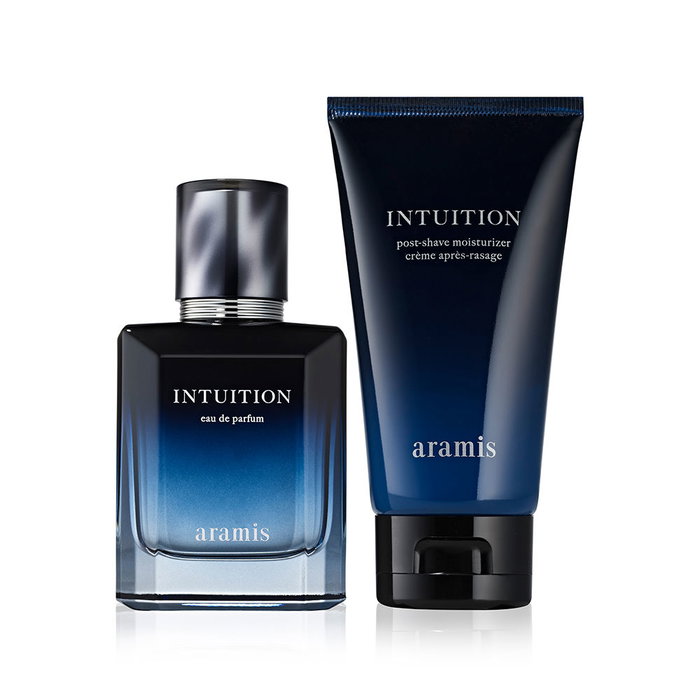 Aramis Intuition Estuche 2 Piezas Eau de Parfum 50ml + Crema After Shave 75ml Hombre Notas Pomelo, Lavanda y Cuero