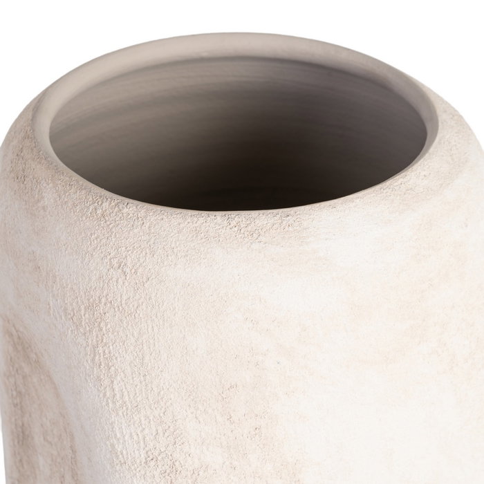 Jarrón Crema Cerámica Decoración 18 X 18 X 60 cm