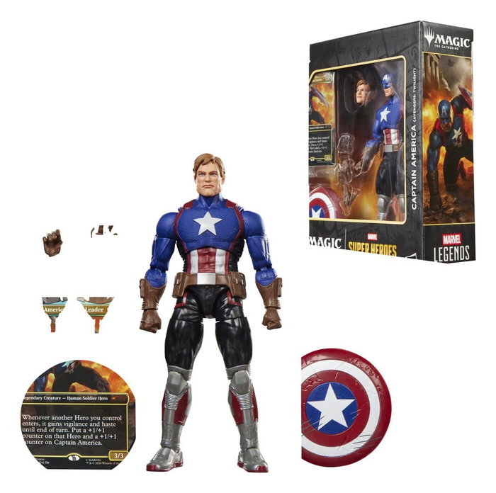Hasbro Marvel Legends Series x Magic: The Gathering Capitán América (Avengers: Twilight) 15cm