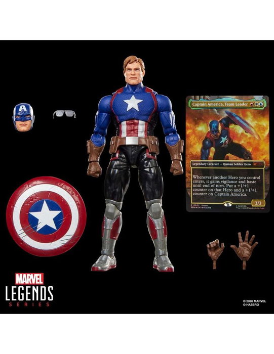 Hasbro Marvel Legends Series x Magic: The Gathering Capitán América (Avengers: Twilight) 15 cm