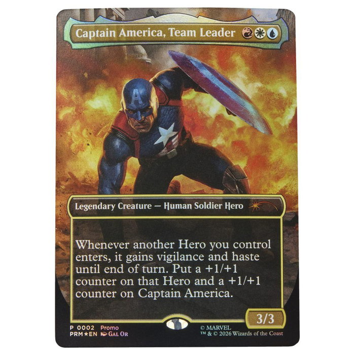 Hasbro Marvel Legends Series x Magic: The Gathering Capitán América (Avengers: Twilight) 15cm