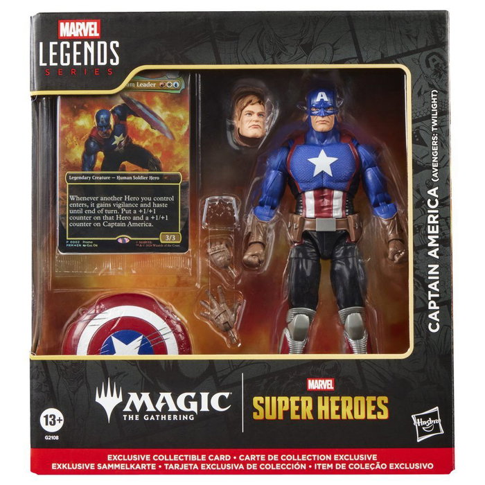Hasbro Marvel Legends Series x Magic: The Gathering Capitán América (Avengers: Twilight) 15cm