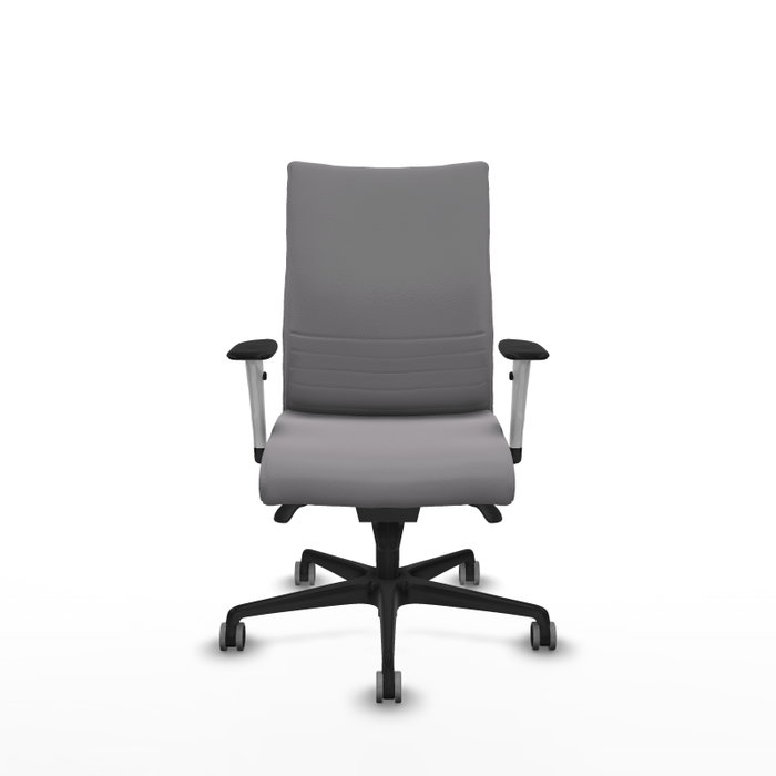 PIQUERAS Y CRESPO Silla Albacete Confidente Gris con Mecanismo Sincro PIQUERAS Y CRESPO Silla Albacete Confidente Gris con Mecanismo Sincro