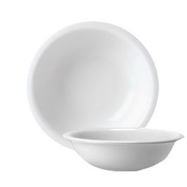 STEELITE Empire BL Ensaladera - Boles y Ensaladeras - Vajilla de Porcelana Blanca Simplicity - 23 cm - 461 (Set de 12)