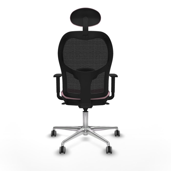 PIQUERAS Y CRESPO Silla de oficina Jorquera con mecanismo Sincro, Rosa y Negro PIQUERAS Y CRESPO Silla de oficina Jorquera con mecanismo Sincro, Rosa y Negro