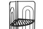 DKD Home Decor Estanteria Loftcarter Negra Metal 4 Estantes 34 x 160 x 50 cm (2 Unidades)