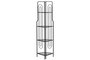 DKD Home Decor Estanteria Loftcarter Negra Metal 4 Estantes 34 x 160 x 50 cm (2 Unidades)