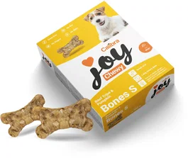 Calibra Joy Dog Hueso Masticable para Perros de Ternera y Calabaza +40 Unidades 900 gr - Rico en Colágeno Natural y Fibra