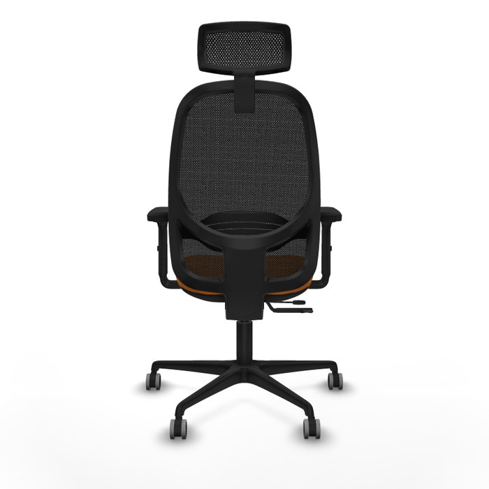 PIQUERAS Y CRESPO Silla de oficina Cilanco Naranja y Negro PIQUERAS Y CRESPO Silla de oficina Cilanco Naranja y Negro
