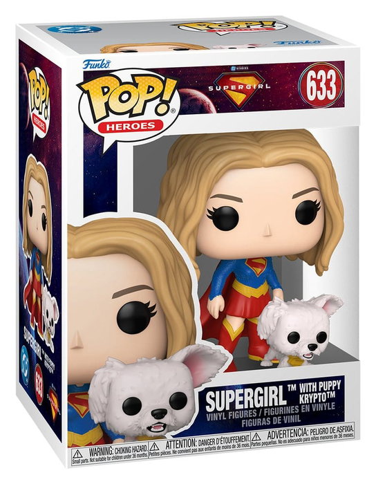 Funko Supergirl with Puppy Krypto Pop! & Buddy