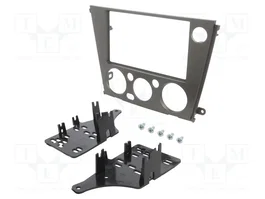 ACV Bastidor de montaje de radio para Subaru, 2 DIN, antracita