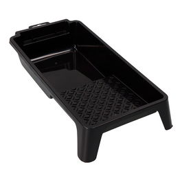 Koma Tools Bandeja para Pintura de Plástico Negra para Rodillo 14 x 30 cm