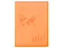 Liderpapel Carpeta con 10 Fundas Polipropileno Traslúcida Naranja Frosty Din A4