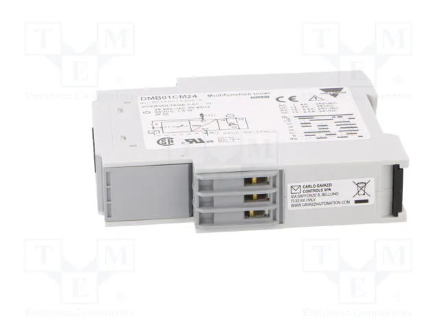 CARLO GAVAZZI Relé de tiempo DPDT 0,1s÷100h 24...240V AC/DC