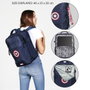 Karactermania Mochila Mercury Capitán América Gears Azul