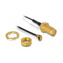 Delock Cable de Antena RP-SMA F a I-PEX M, 0,2 m, Negro