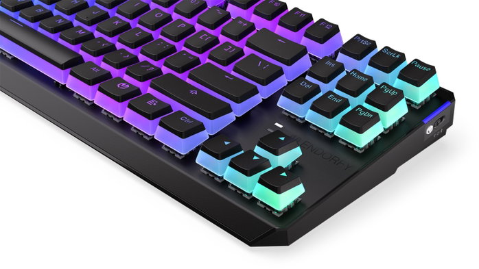 Endorfy Thock TKL Wireless Red Pudding Teclado Mecánico Inalámbrico Kailh Box Rojo Layout Polaco Endorfy Thock TKL Wireless Red Pudding Teclado Mecánico Inalámbrico Kailh Box Rojo Layout Polaco