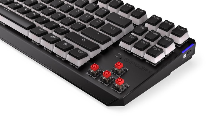 Endorfy Thock TKL Wireless Red Pudding Teclado Mecánico Inalámbrico Kailh Box Rojo Layout Polaco Endorfy Thock TKL Wireless Red Pudding Teclado Mecánico Inalámbrico Kailh Box Rojo Layout Polaco