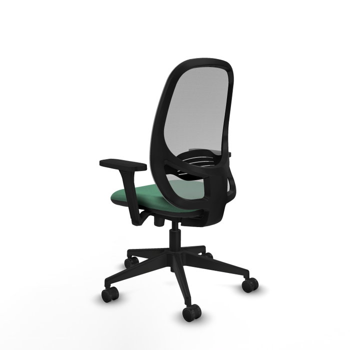 PIQUERAS Y CRESPO Silla de oficina Cilanco Verde esmeralda y Gris