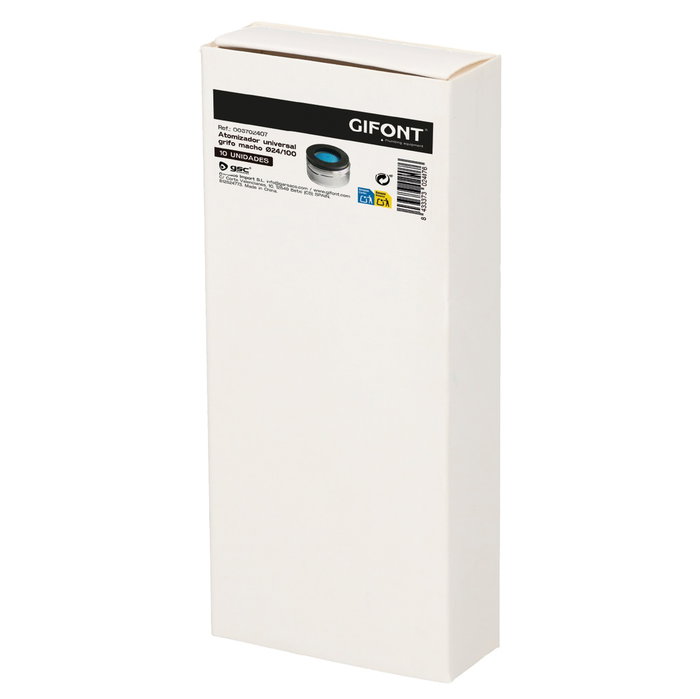 Gifont Caja de 10 atomizadores macho para grifo Ø24/100