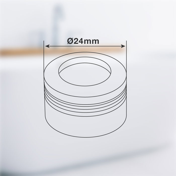 Gifont Caja de 10 atomizadores macho para grifo Ø24/100