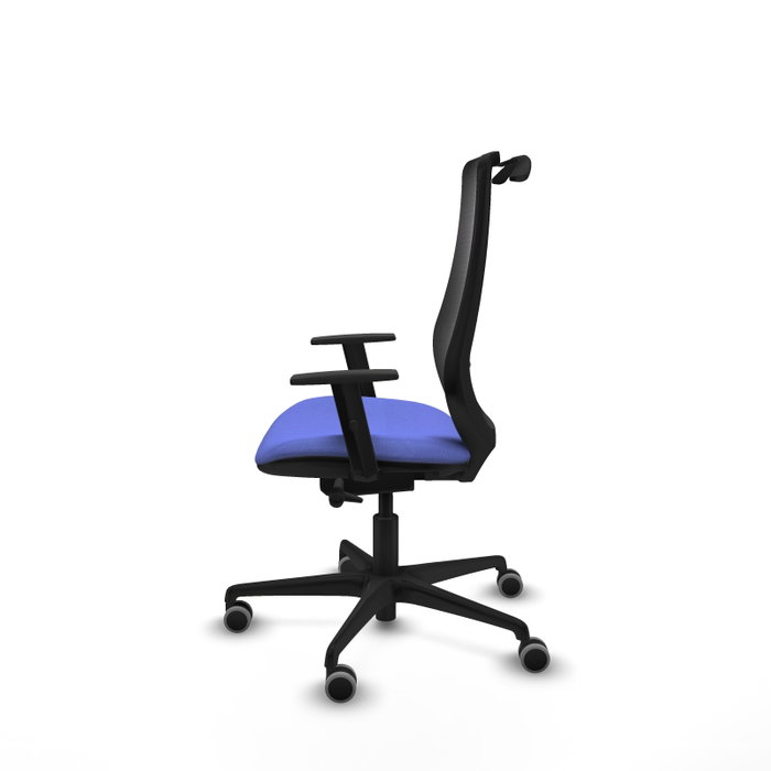 PIQUERAS Y CRESPO Silla de oficina Mardos Azul claro/Negro