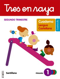 SANTILLANA, 1-2PRI CUAD TRES EN RAYA CUADR CAST ED22 - (22).CUAD.LENGUA 2-1ºPRIM.CUADR.(CUATRO RAYA) GLOBALIZADO